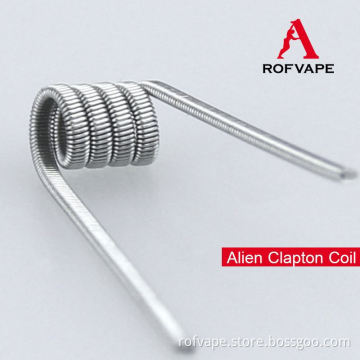 Rofvape Rda Atomizer Prebuilt Wire Capacity 2200Mah Battery For Ecig Diy Clapton Wire Vape Mods Ecigarette